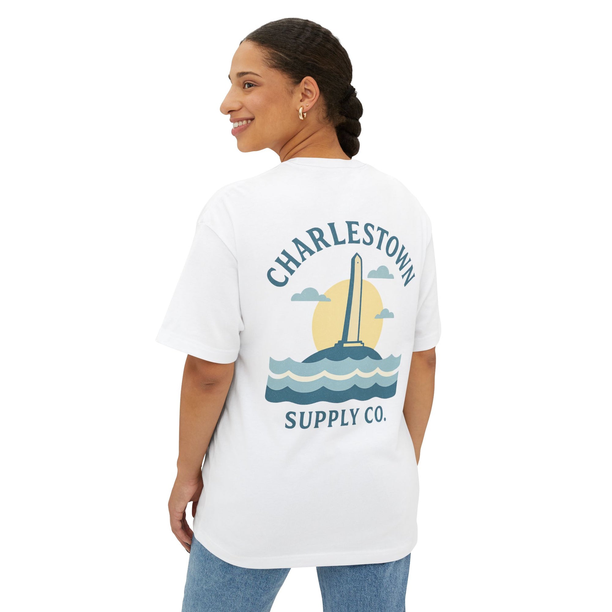 Easy Breezy Charlestown, Oversized T-Shirt