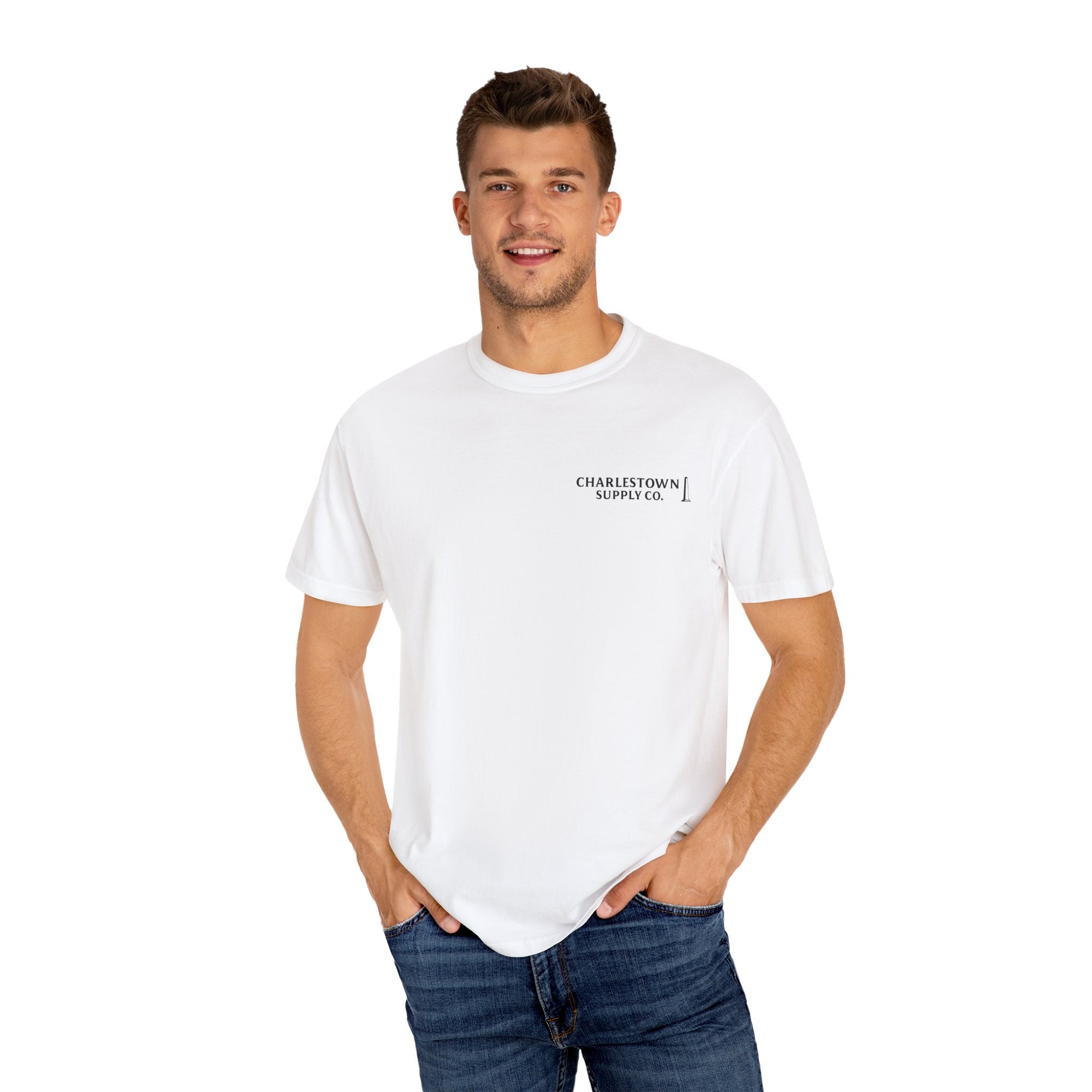 White Charlestown Supply, Essentials T-Shirt