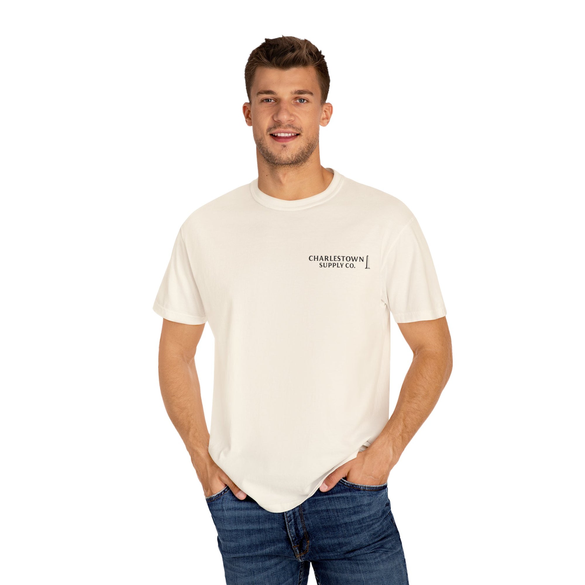 White Charlestown Supply, Essentials T-Shirt